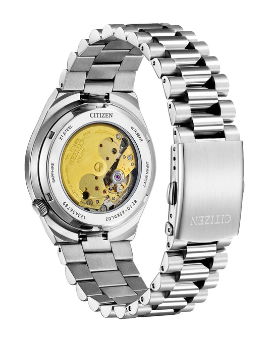 Citizen Tsuyosa Stainless Steel Orange Dial Automatic NJ0151-88Z Men's Watch
