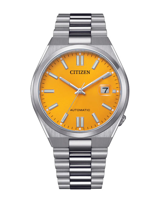 Citizen Tsuyosa Stainless Steel Yellow Dial Automatic NJ0150-81Z Men's Watch